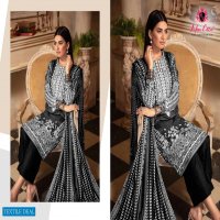 Nafisa Black And White Vol-4 Wholesale Karachi Print Dress Material