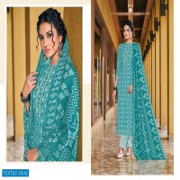 Radha Rumy Vol-3 Wholesale Cotton Print With Neck Patti Dress Material