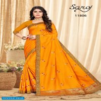 SAROJ PRESENT SAMRIDDHI VOL 1 SILK EMBROIDERY FANCY SAREES