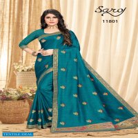 SAROJ PRESENT SAMRIDDHI VOL 1 SILK EMBROIDERY FANCY SAREES