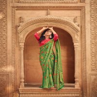 Amyraa Adaah Wholesale Chiffon Brasso Sarees