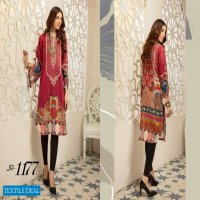 Johra Diva Embroidered Digital Chunri Printed Lawn Kurti