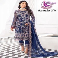 DINSAA SUIT RAMSHA HIT PAKISTANI CONCEPT OF DRESSES