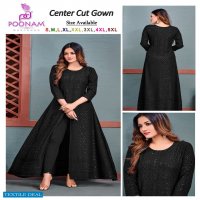 Poonam Centre Cut Gown Wholesale Ethnic Tops