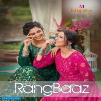 RANGBAAZ VOL 1 BY MAJISHA NX RAYON LONG GOWN SUPPLIER