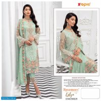 FEPIC PRESENT ROSEMEEN EZLYN GEORGETTE EMBROIDERY PAKISTANI SALWAR KAMEEZ