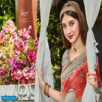 RIVVAA BY SAROJ ORGANZA DIGITAL PRINTED TRADITIONAL WEAR SAREES