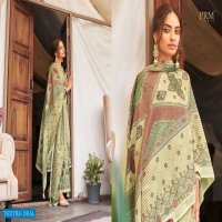 PRM Laam Wholesale Pure Jaam Cotton With Fancy Work Salwar Suits