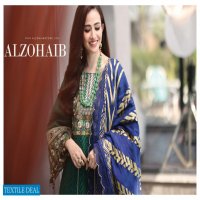 Alzohaib Mahiymaan Luxury Lawn Eid Edition Original Pakistani Salwar Suits