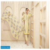 Tawakkal Melika Lawn Print Embroidered Chiffon Dupatta Pakistani Suits