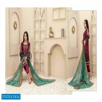 Tawakkal Melika Lawn Print Embroidered Chiffon Dupatta Pakistani Suits