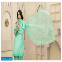 Tawakkal Melika Lawn Print Embroidered Chiffon Dupatta Pakistani Suits