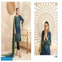 Tawakkal Melika Lawn Print Embroidered Chiffon Dupatta Pakistani Suits
