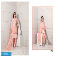 Tawakkal Eshal Lawn Print Embroidered Chiffon Dupatta Pakistani Suits