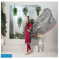 Tawakkal Eshal Lawn Print Embroidered Chiffon Dupatta Pakistani Suits