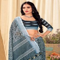 VINAMRA LINEN SILK VOL 1 BLACK & WHITE FANCY SAREES COLLECTION