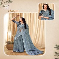 VINAMRA LINEN SILK VOL 1 BLACK & WHITE FANCY SAREES COLLECTION