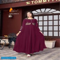 Kanak Nx Sasya Colour Wholesale Fancy Gown Catalogs