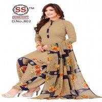 SSC Sunlight Wholesale Pure Cotton Printed Dress Material