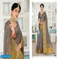 Sangam Jhankar Wholesale Organza Fabrics Indian Sarees