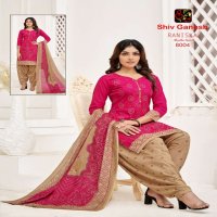 Shiv Ganesh Ranisaa Bandhani Special Unstitched Cotton Dress Material