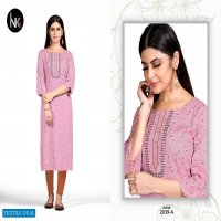 INK 9 Swequnce Vol-1 Wholesale Heavy Reyon Hand Work Long Kurtis