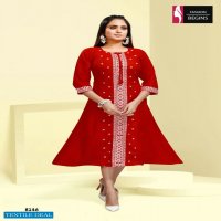 Fashion Begins Lata Wholesale Reyon Fabrics Frock Style Kurtis