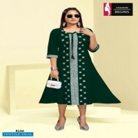 Fashion Begins Lata Wholesale Reyon Fabrics Frock Style Kurtis