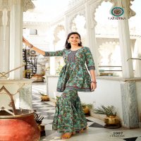 FASHION CULTURE VOL 1 BY ARADHNA RAYON READYMADE FANCY KURTI WITH SHARARA COLLECTION