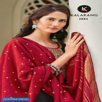Kalarang Zilmil Wholesale Parampara Silk With Work Dress Material