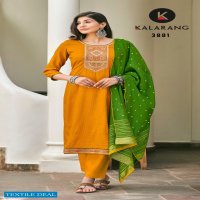 Kalarang Zilmil Wholesale Parampara Silk With Work Dress Material