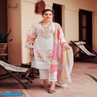 Levisha Noor-E-Ishq Wholesale Pakistani Concept Cambric Cotton Dress Material