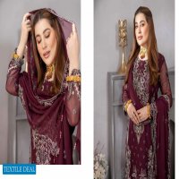 Schick Jazmin Semi Stitched Luxury Chiffon Original Pakistani Suits