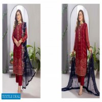 Schick Jazmin Semi Stitched Luxury Chiffon Original Pakistani Suits