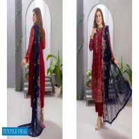 Schick Jazmin Semi Stitched Luxury Chiffon Original Pakistani Suits