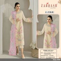 ZARQASH PRESENT MEHAK D NO 2130 GEORGETTE PAKISTANI DESIGNER SUITS