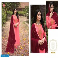 Tanishk Fashion Royal Silk Vol-13 wholesale French Crape Work Salwar Kameez