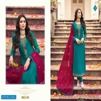 Tanishk Fashion Royal Silk Vol-13 wholesale French Crape Work Salwar Kameez