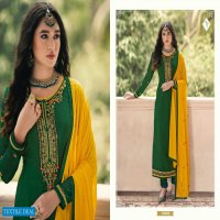 Tanishk Fashion Royal Silk Vol-13 wholesale French Crape Work Salwar Kameez