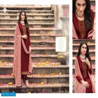 Tanishk Fashion Royal Silk Vol-13 wholesale French Crape Work Salwar Kameez