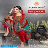 Suryajyoti Nazakat Vol-1 Wholesale Pure Cotton Dress Material