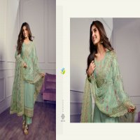 Vinay Kaseesh Shabaa Wholesale Embroidered Dola Salwar Kameez