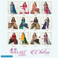 Balaji Chitra Vol-27 Wholesale Pure Cotton Printed Dress Material