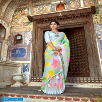 AMANTRAN BY KASHVI CREATION ORGANZA SILK DESIGNER FANCY SAREES