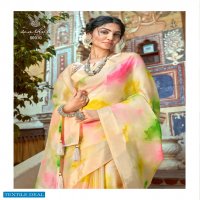AMANTRAN BY KASHVI CREATION ORGANZA SILK DESIGNER FANCY SAREES