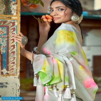 AMANTRAN BY KASHVI CREATION ORGANZA SILK DESIGNER FANCY SAREES