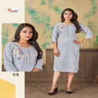 SMYLEE NISHA BY RUNG RAYON FORMAL WEAR FANCY KURTIS