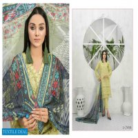 Tawakkal Saiqa Lawn Schiffli Embroidered Fancy Dupatta Pakistani Suits
