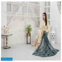 Tawakkal Saiqa Lawn Schiffli Embroidered Fancy Dupatta Pakistani Suits