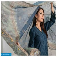 Tawakkal Saiqa Lawn Schiffli Embroidered Fancy Dupatta Pakistani Suits